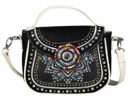 4 Pieces Montana West Concho Collection Crossbody - Handbags