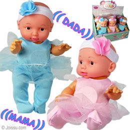 24 Wholesale Talking Little Happy Baby Dolls