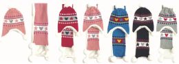 36 Wholesale Kid's Winter Hat And Scarf Set