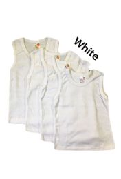 36 of Strawberry Boys Infant Tank Top In White