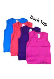 36 Wholesale Strawberry Girl Singlet In Dark Colors