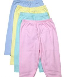 36 Bulk Straw Berry Infant Pants In Assorted Colors
