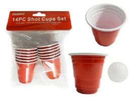 72 Wholesale Shot Cups 12pc+2pc Balls