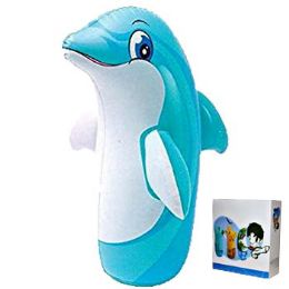 24 Wholesale Inflatable Punching Bag Whale