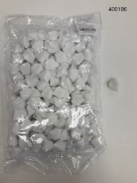 36 Wholesale Plastic Decoration Stones In White