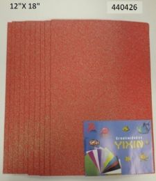 24 Pieces Eva Foam With Glitter 12x18 10 Sheets In Coral - Poster & Foam Boards