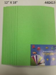 24 Wholesale Eva Foam With Glitter 12x18 10 Sheets In Light Green