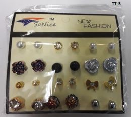 180 Pieces Fashion Earrings Assorted Styles - Earrings