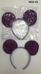 240 Pieces Ear Head Band Purple - Costumes & Accessories