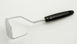 144 Wholesale Select Ss Masher Sm Hole Blk