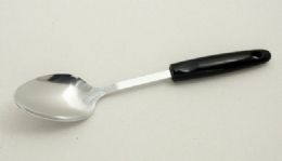 144 Wholesale Select Ss Basting Spoon Blk