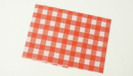 144 Bulk Table Cloth  - Red & White