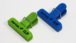 144 Bulk Mini Bag CliP-Green & Blue 2pc