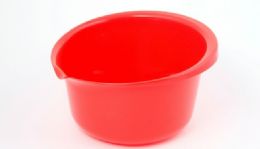 36 Units of Mixing Bowl, 5.5 Qt - Red - Baking Supplies