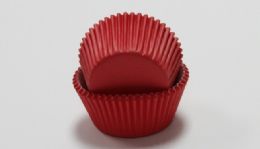 144 Wholesale Baking Cups - Bright Red  50ct
