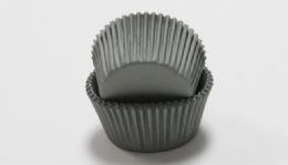144 Wholesale Baking Cups - Grey  50ct