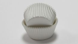 144 Wholesale Baking Cups - White  50ct