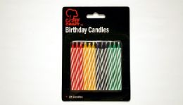 144 Wholesale B-Day Candles 24pc - Primary