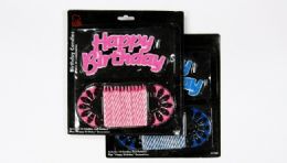 144 Pieces Happy Birthday Candle 25pc Set - Birthday Candles