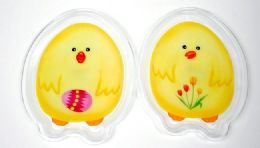 36 Pieces Clear Plate - Easter Chick - Easter