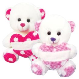 12 Pieces 16" Bear With /heart - Valentines
