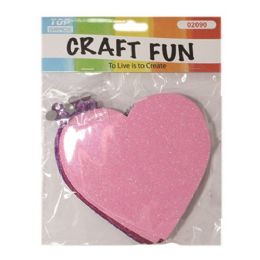144 Pieces Eva Foam Heart Craft Fun - Valentine Cut Out's Decoration