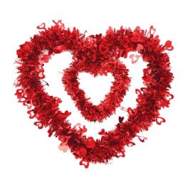 96 Pieces 18" V-Day Tinsel Decoration - Valentine Decorations
