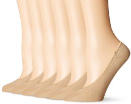 180 Pairs Women's Mesh No Show / Silicone No Slip Loafer Sock Liner Nude - Womens Foot Liners