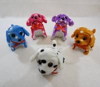 48 Pieces Barking And Walking Dog [spotted] - Plush Toys