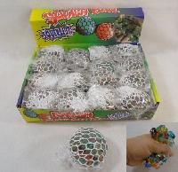 72 Pieces Mesh Squish Ball With Water Beads - Summer Toys