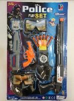 12 Pieces Toy Police Play Set - Action Figures & Robots