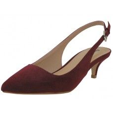 8 Wholesale Women's Angeles Shoes Slide Sandal Burgundy Color