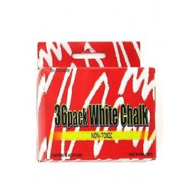 72 Wholesale 36 Pack White Chalk