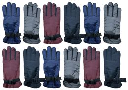 12 Wholesale Yacht & Smith Women's Winter Waterproof Ski Gloves