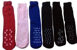 6 of Yacht & Smith Women's Thermal NoN-Slip Tube Socks, Gripper Bottom Socks