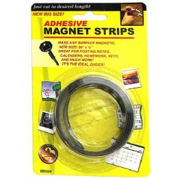 72 Pieces Adhesive Magnet Strips - Tape