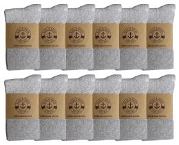 Yacht & Smith Women's Knee High Socks, Solid Gray 90% Cotton Size 9-11	