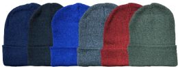 6 Pieces Yacht & Smith Kids Winter Beanie Hat Assorted Colors - Winter Beanie Hats