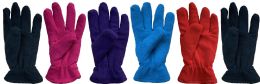 6 Pairs Yacht & Smith Women's Fleece Gloves - Fleece Gloves