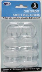 48 Pieces Childproof Safety Plug Covers - Baby Accessories