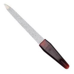 60 Bulk Sapphire Nail File With Cuticle Pusher 5 Inch