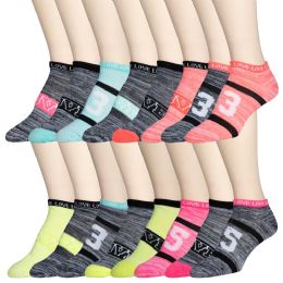 240 Pairs Womens Printed Ankle Socks - Womens Ankle Sock