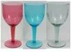24 Wholesale Diameter 9x9x20cm H Hammered Acrylic GobleT- 12oz 3 Assorted