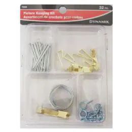 72 Units of Picture Hanging Hook Assorted - Hooks