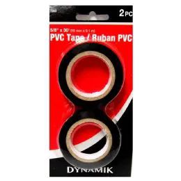 72 Units of 2 Piece Pvc Tape Pack - Tape