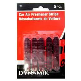 72 Pieces Dynamik Brand Car Air Freshener Strips - Auto Cleaning Supplies