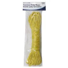 36 Pieces Twisted Poly Rope - Rope and Twine