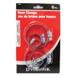 96 Pieces 6 Piece Deluxe Hose Clamps - Clamps