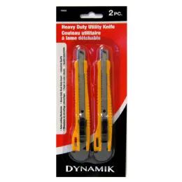 144 of 2 Piece Heavy Duty Utility Knives