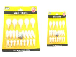 96 Wholesale 22pc Wall Hooks